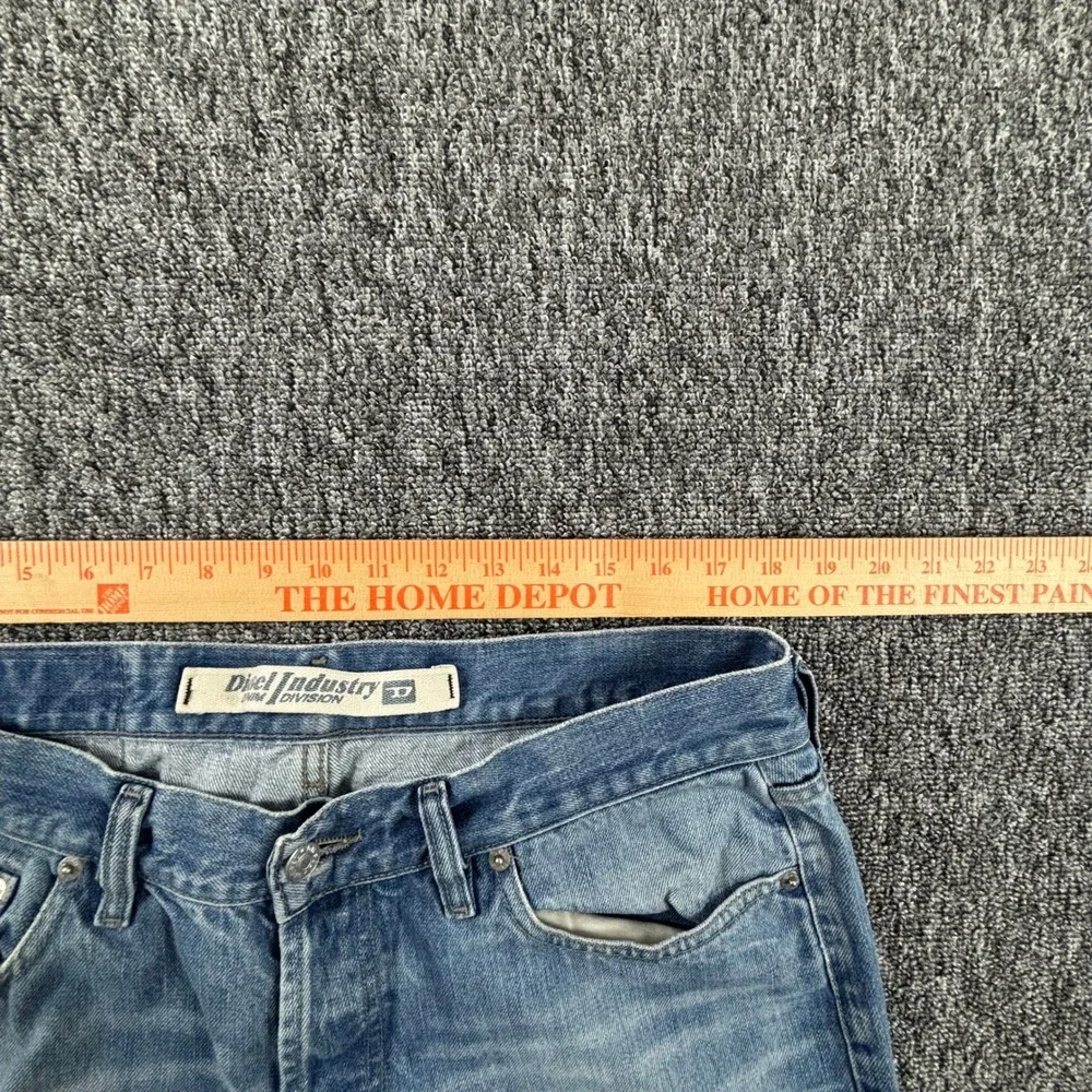 Y2K Vintage Diesel Kulter Made in Italy Jeans Light Wash Straight Denim 36x32